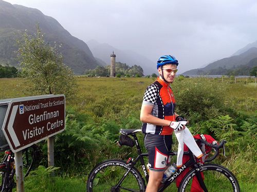 Paul at Glenfinnan, Lochaber 100